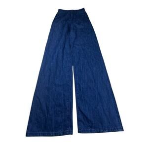 We Wore What Wide Leg High Rise Jeans Dark Wash Size 25 X 32.5